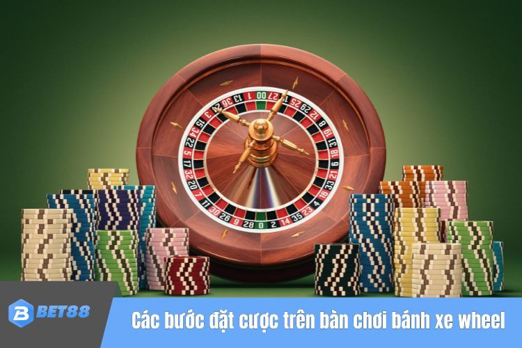 Các bước đặt cược trên bàn chơi bánh xe wheel