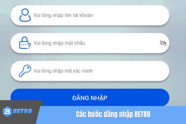 Chi tiết các bước đăng nhập BET88 dành cho người mới