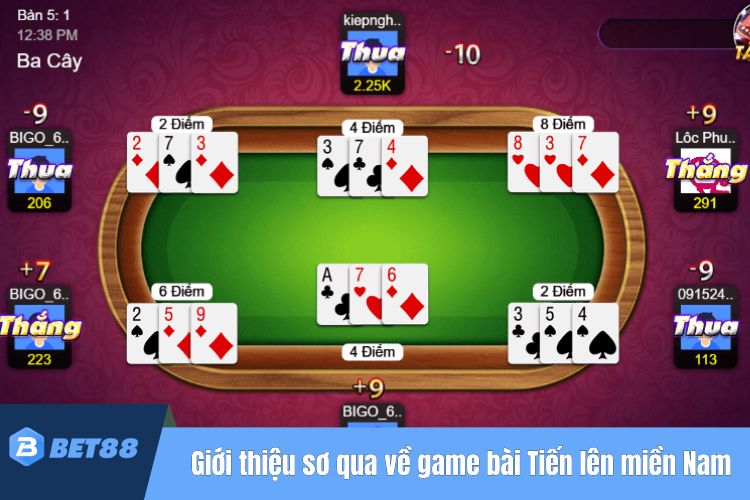 Giới thiệu sơ qua về game bài Tiến lên miền Nam