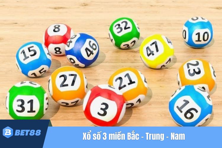 Xổ số 3 miền Bắc - Trung - Nam